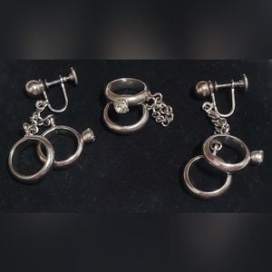 Vintage (1960's) Alice Jewelry Company Wedding Set